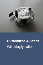 Customized A Series with Mayfly pattern and gold plated screws