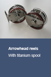 Arrowhead reels with titanium spool