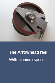 Arrowhead reel with titanium spool